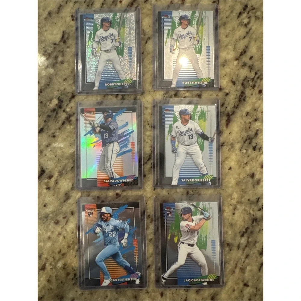 2026 Topps Finest Bobby Witt Jr. Mini Diamond Refractor Lot x6 KC Royals